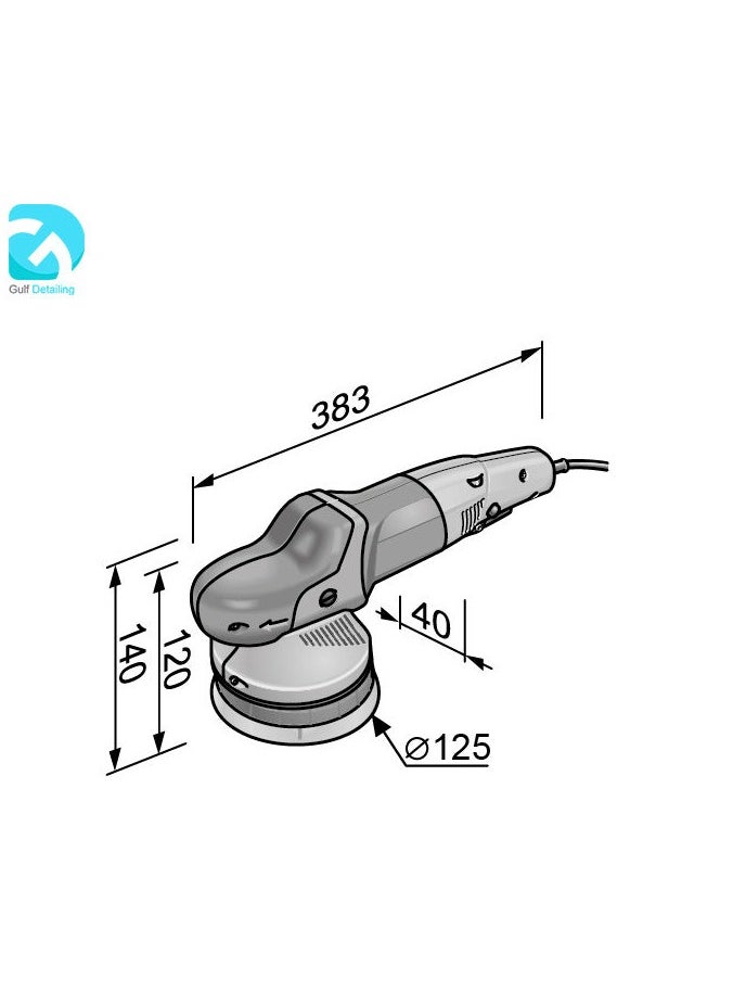 FLEX Flex Random Orbital Polisher XCE 10-8 125 477281  - Image 3