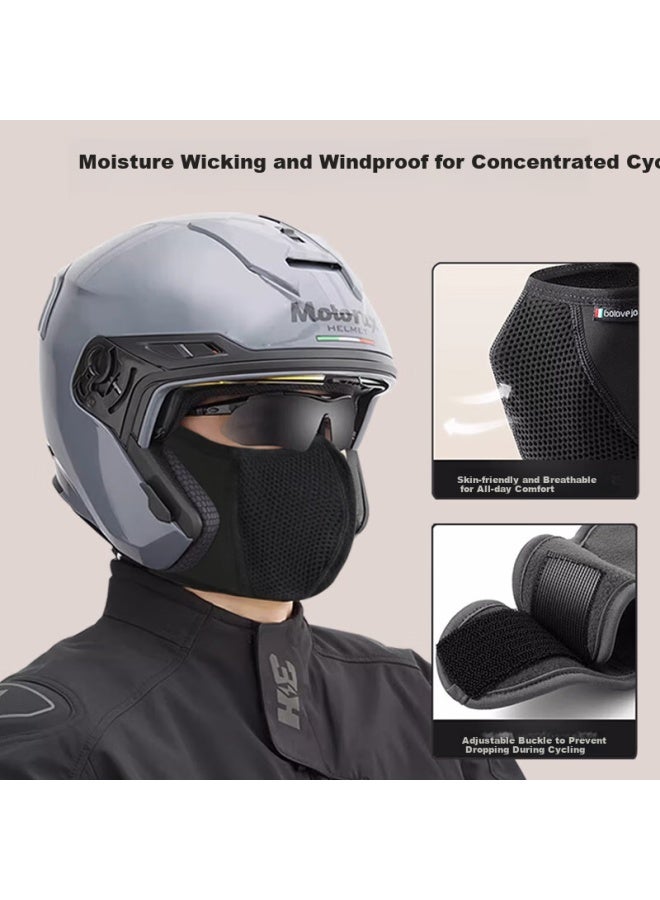 Ousen Face Mask, Winter Cycling Face Cover, Warm Ear Protection, Cold-proof Windproof Ear Guard, Integrated Face And Ear Protection, Electric Motorcycle Dust-proof, Skiing - Image 2