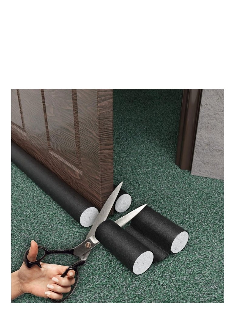 Y&D - 2Pcs Under Door Draught Excluder Self Adhesive Draft Tape for Noise Proof and Energy Saving Bottom Seal Strip to Prevent Bugs Coming Doors Windows - Image 1