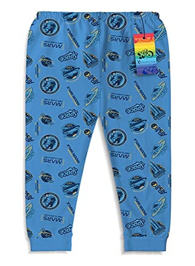 X2O Cotton Baby Pajama Pants for Boys and Girls (Blue) (Pack of 6) (2 to 3 Years) - Image 4