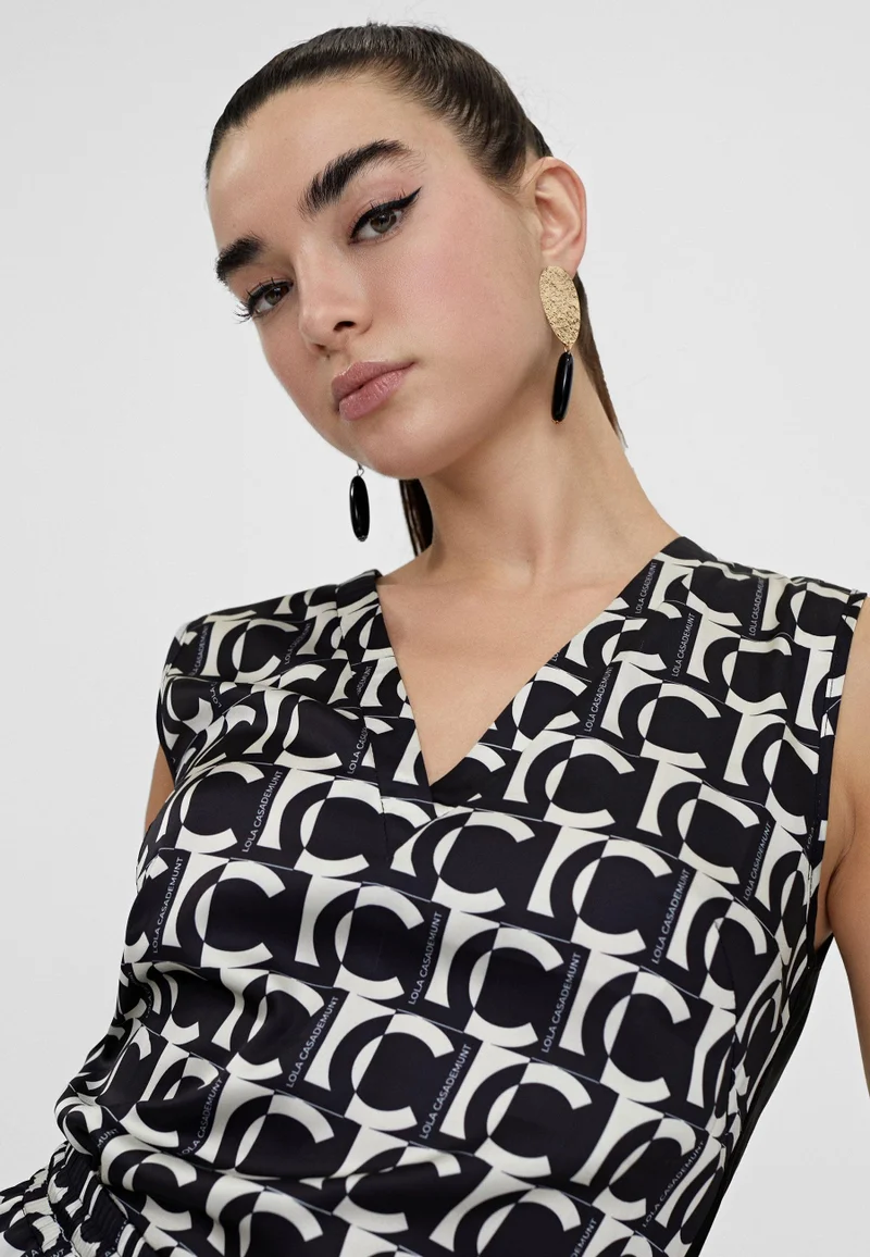 Lola Casademunt Flowing monogrammed top