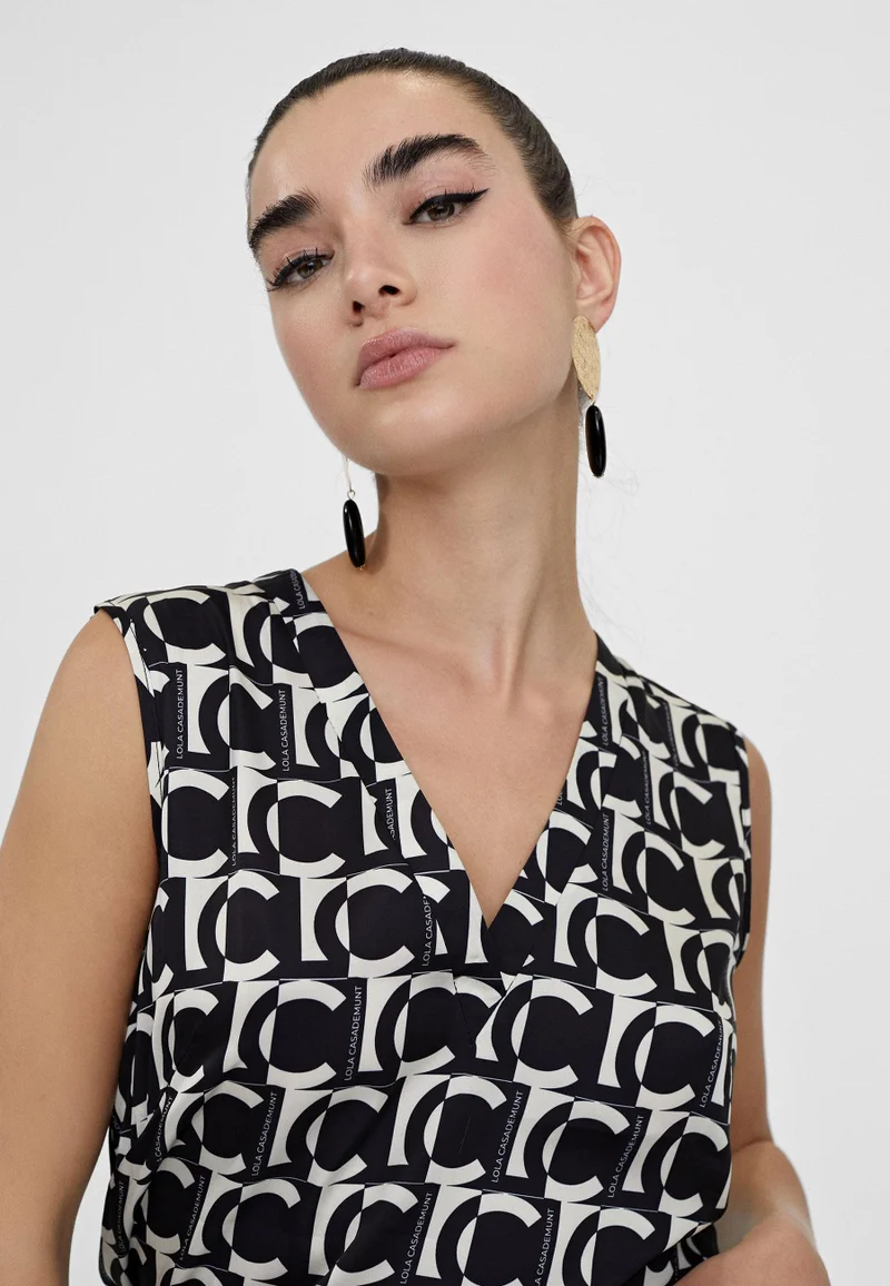 Lola Casademunt Flowing monogrammed top
