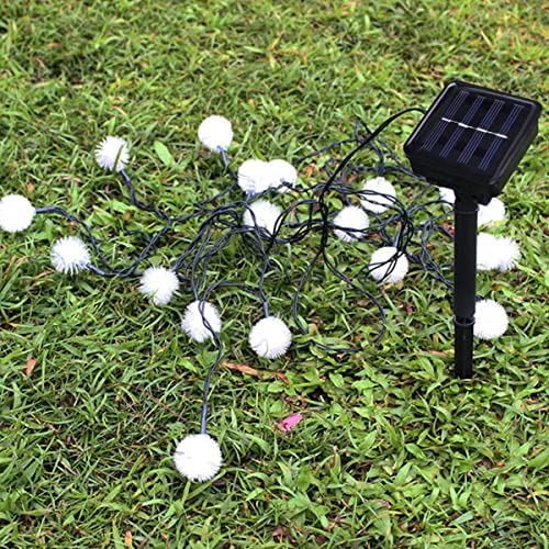 Epyz Solar String Lights, 6.5 Meter 30 LED Decorative Lighting Snow Ball for Garden, Home, Patio, Lawn, Party, Holiday, Indoor, Outdoor, Party Decorations Waterproof (Warm Yellow) - Image 5
