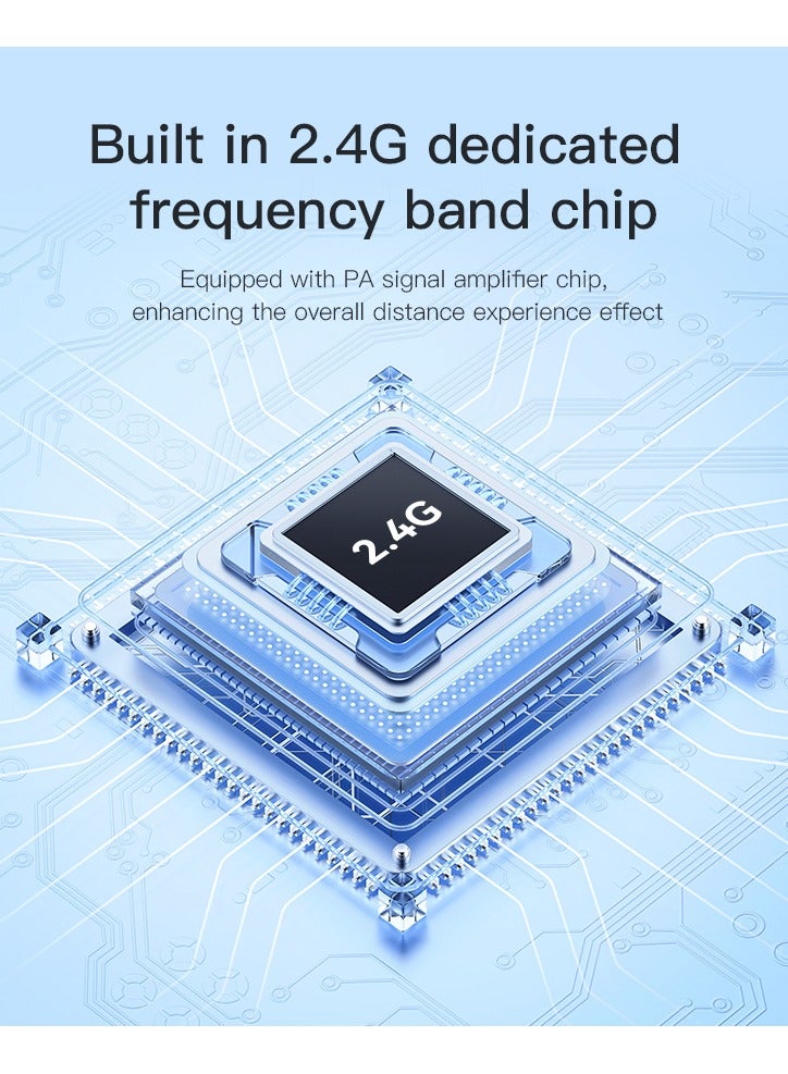 Yesido Wireless Microphone KR15, Portable 360-Degree Sound Pickup, Type-C With IP Transmission, Dual Transmission Ports, 2-in-1. - Image 4