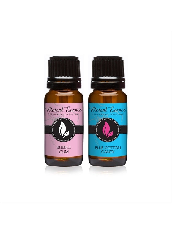 Eternal Essence Oils Pair (2) - Eternal Essence - Blue Cotton Candy & Bubble Gum - Premium Fragrance Oil Pair - 10ml  - Image 1