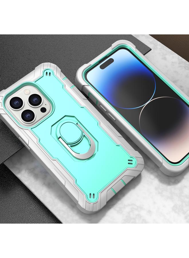 S-TOP Case For iPhone 14 Pro Two-color Ring Holder Phone Case - Image 2