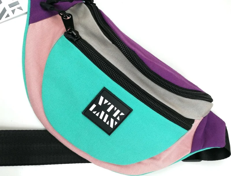 Vatkalimon Colored Mint Shoulder and Waist Bag