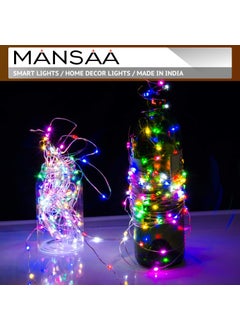MANSAA MANSAA USB LED String Light 10 Meter 100 LEDs Multicolor with USB Adaptor Home Decor LED Light  - Image 5