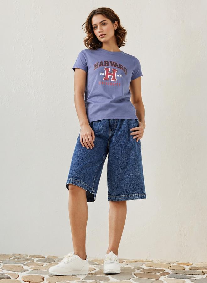 SP Characters Harvard Print T-shirt - Image 2