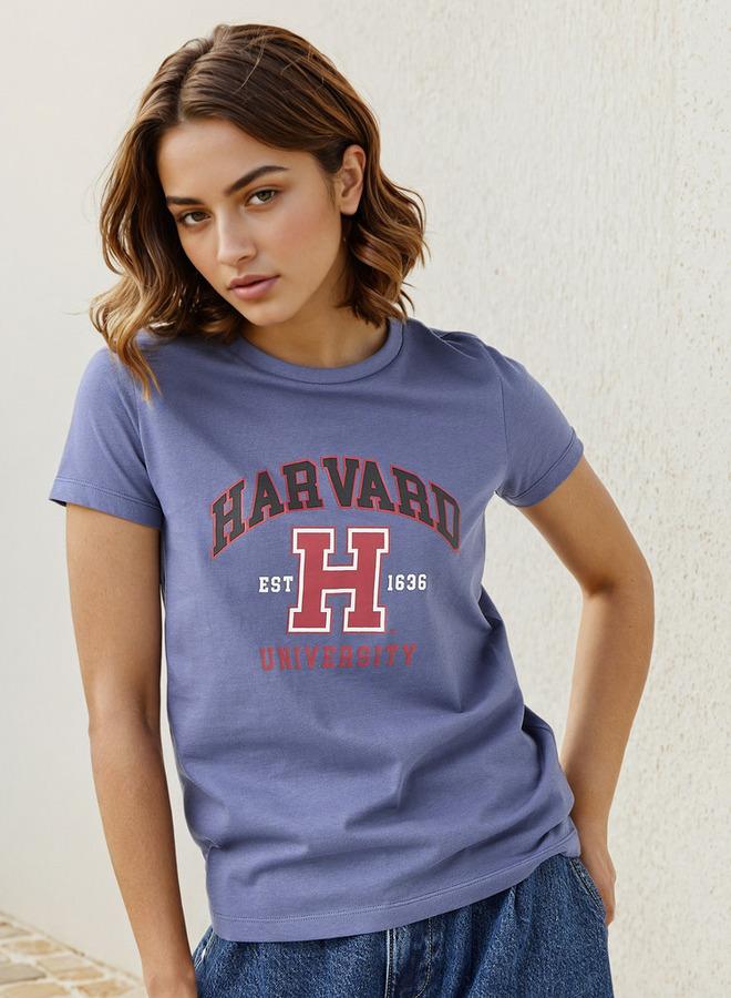 SP Characters Harvard Print T-shirt - Image 1