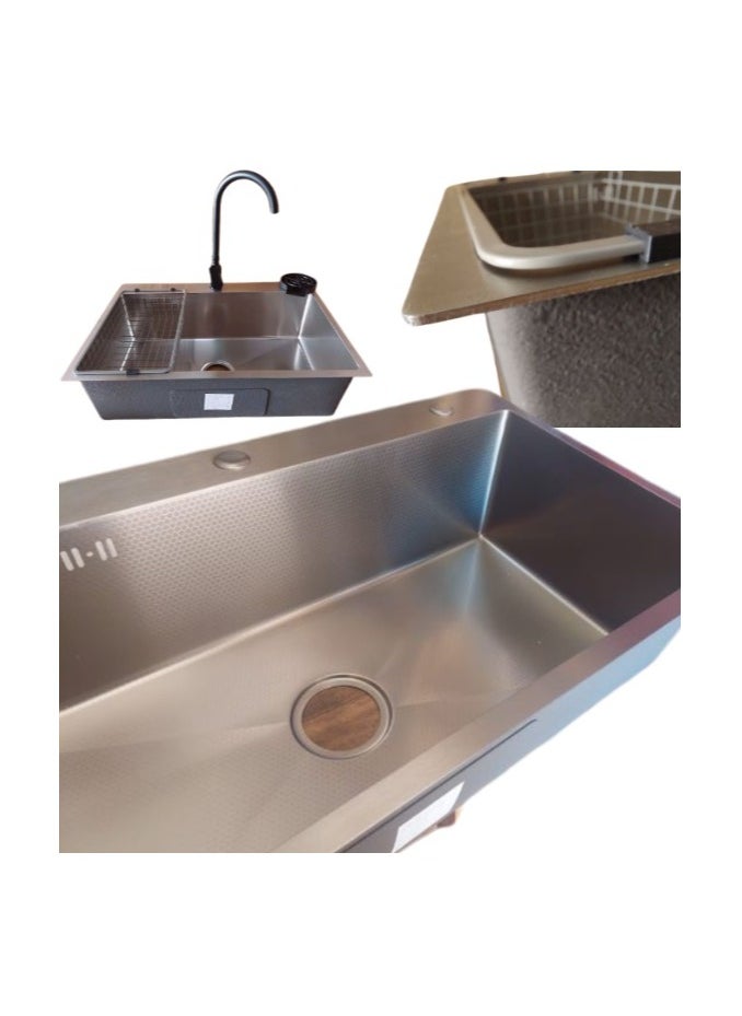 Shams Hand made kitchen sink, 3.23 mm, size 70 x 45)  - Image 2