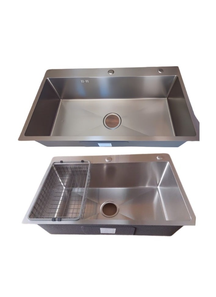 Shams Hand made kitchen sink, 3.23 mm, size 70 x 45)  - Image 5