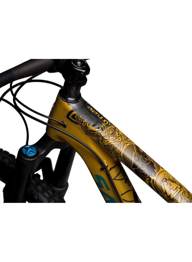 DYEDBRO Matte Finish - Viking (Black) Bike Frame Protector Dyed Bro - Image 1