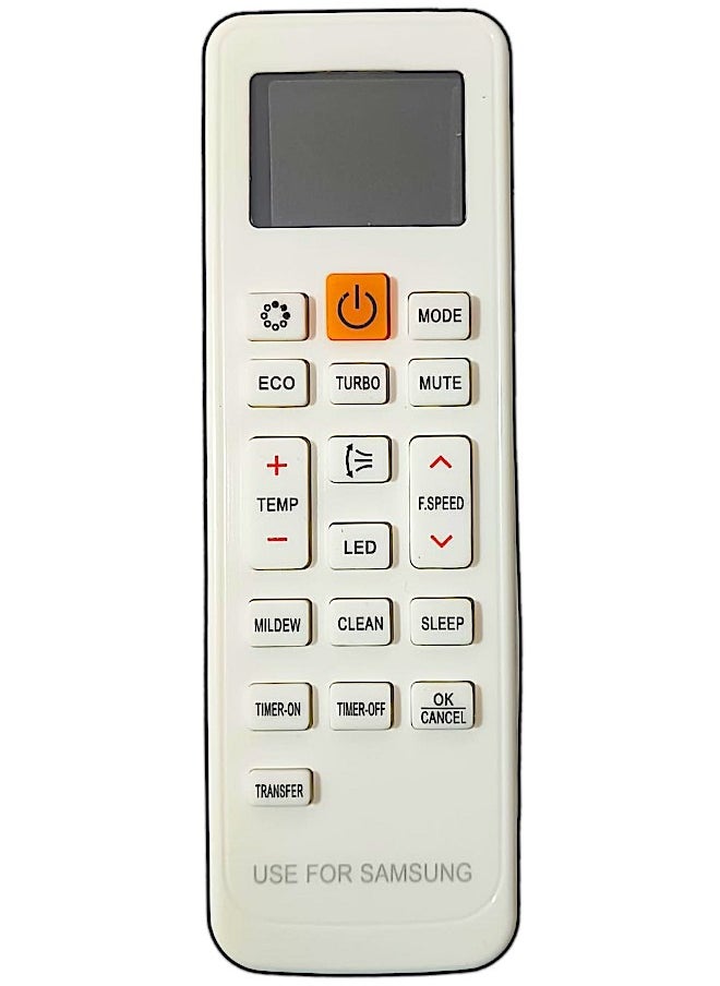 erorex - Universal Samsung Air Conditioner Remote Control – All-in-One AC Remote with LCD Display and Multiple Functionality - Image 1