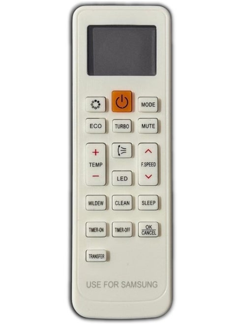 Universal Samsung Air Conditioner Remote Control – All-in-One AC Remote with LCD Display and Multiple Functionality