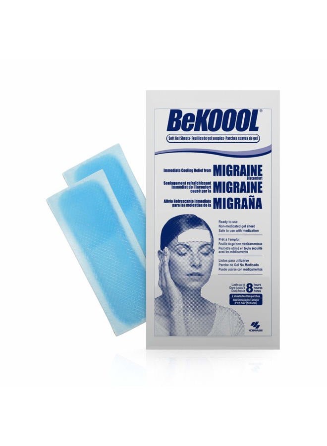 BeKoool BeKOOOL Migraine Gel Sheets - 4 Count  - Image 3