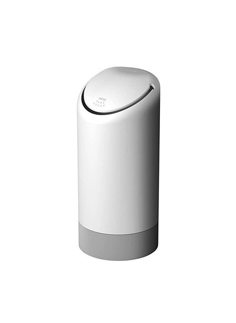 CLOUDSALE CLOUDSALE Silicone Trash Garbage Can bin use for Auto Vehicle Car Home Office White  - Image 1