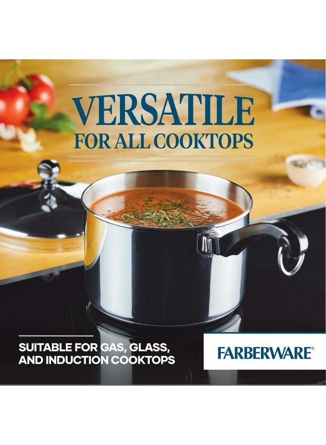 فاربرواير قدر صلصة كلاسيكي من الفولاذ المقاوم للصدأ من فاربروير مع غطاء، سعة 3 كوارت، فضي - Image 3