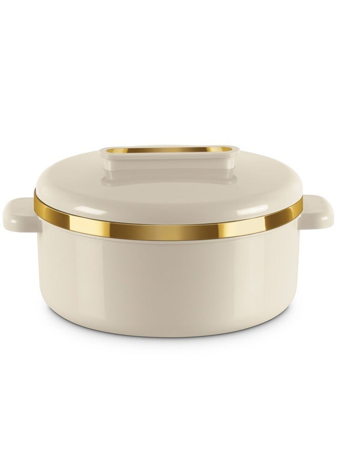 بادريق طقم من 3 أواني طهي داخلية من الفولاذ المقاوم للصدأ (1000 مل، 1500 مل، 2500 مل) بيج/ذهبي - Image 5