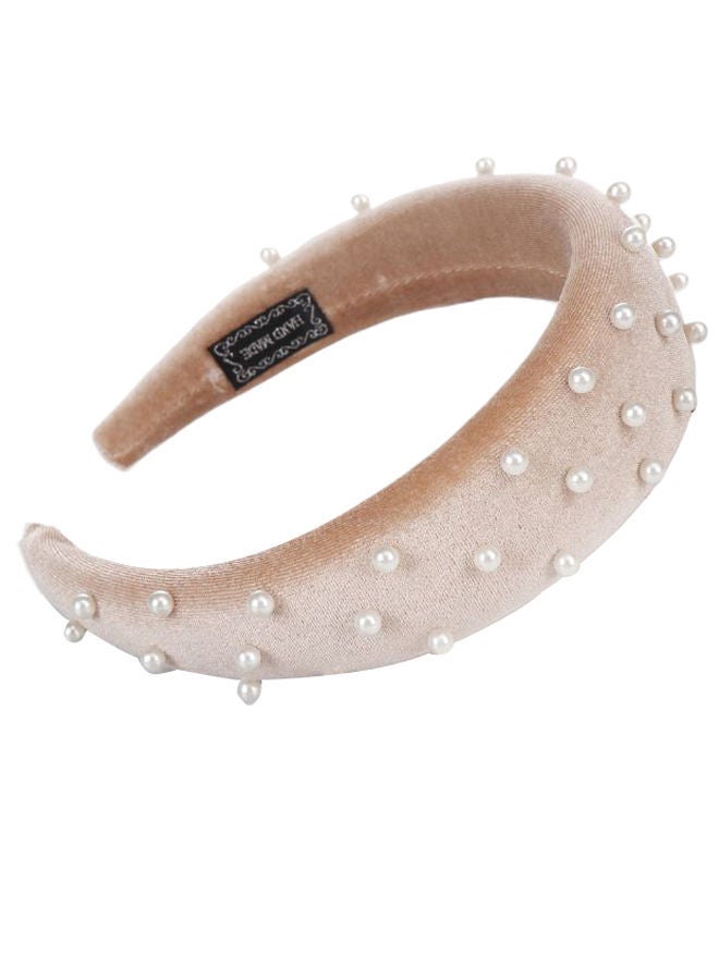 NIBEMINENT Pearl Bead Hairband 