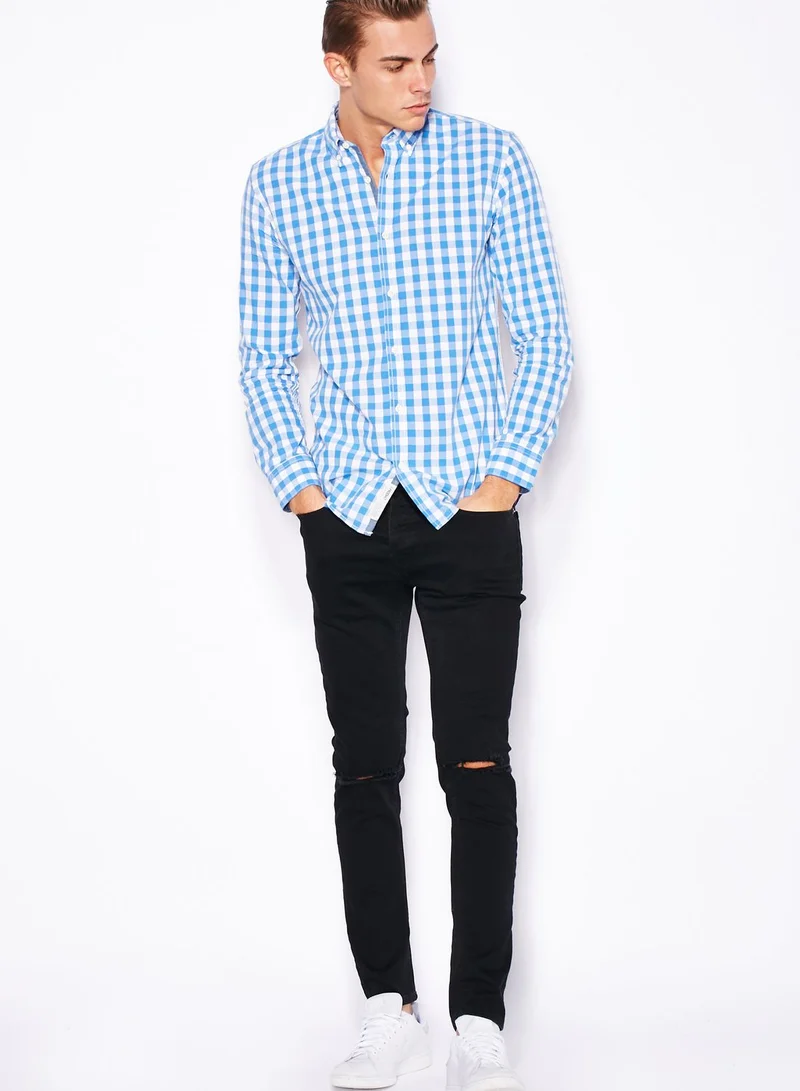 PRODUKT Check Print Shirt