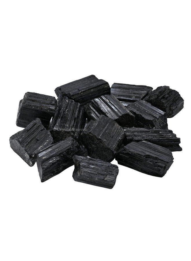 Crystal Heaven Certified Black Tourmaline Stone Original Crystal Healing Rough Stone, Natural Raw Crystals For DIY Crafts, Manifestation, Meditation And Reiki Healing (200 Grams) - Image 2