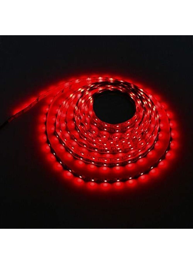 ركس شريط اضاءة LED لون احمر 5 متر مرن للاضاءة المنزلية قابل للقطع والتعديل LED-5 - Image 2