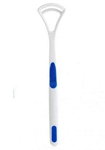 CELLEBII Adult Hand Scraper Fashion Tongue Cleaner Manual Brush With Silica Handle Multicolour Pack Of 1 - Image 1