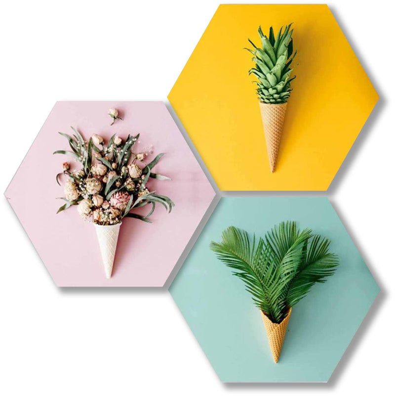 True Decor MDF Wall Decor/Wall Hanging For Home Decoration/Office/Bedroom/Gift ||UV Texture Home Decor Items For Living Room || Set Of 3 Wall Art/Paintings For Home Decoration - Image 1