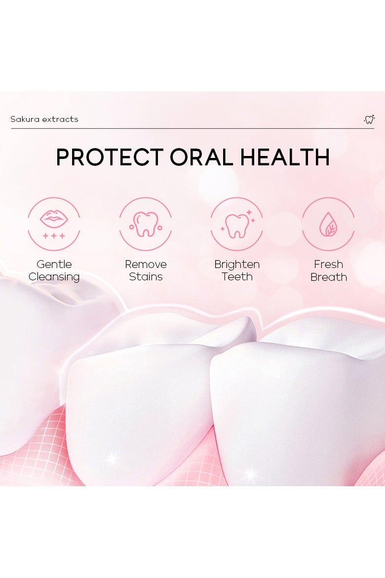 لايكو معجون أسنان ساكورا الياباني لتبييض الأسنان برائحة زهر الكرز - 85 جم - Image 5