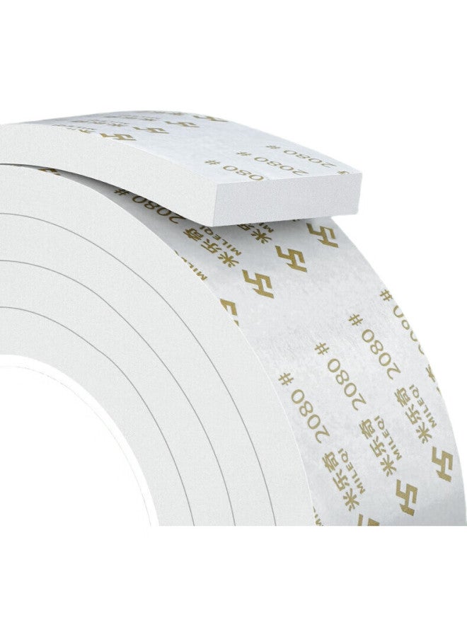 Miloch Milaiqi Single-Sided Sponge Tape, Shock-Absorbing And Anti-Collision, Foam Rubber Door Gap Sealing Buffer Strip, 3Mm Thick, 50Mm Wide, 5Mm Thick, 1 Meter Long, 1 Roll - Image 3