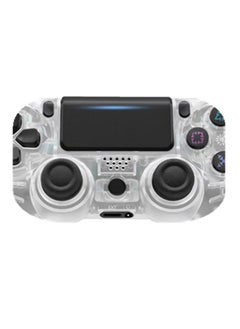 Source Wireless Bluetooth PS4 Handle Six Axis Ps Game Handle Dual Shock P4 Controller Pro Handle-Product Color:White And Transparent---snowflake
