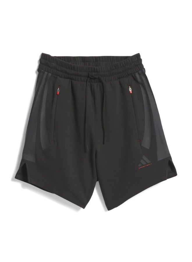 Adidas adidas ADI BB PK SHORT Black Originals Unisex SHORTS  - Image 3