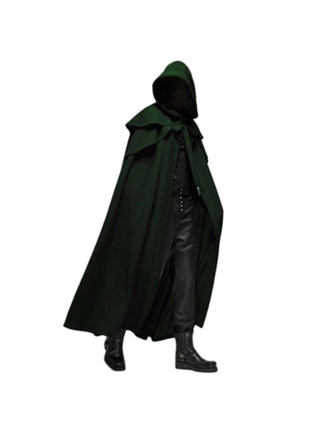 NIBEMINENT Halloween party, medieval color cape, Gothic men's long cape - Image 1