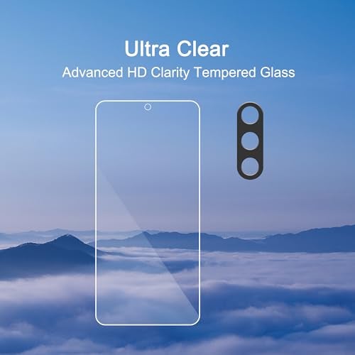 Ailun Glass Screen Protector for Galaxy S25+ / S25 Plus [6.7 Inch] 3Pack+3Pack Camera Lens Tempered Glass Fingerprint Unlock 0.25mm Anti-Scratch Case Friendly Clear-HD[Not for S25/S25 Ultra/S25 Edge] - Image 4