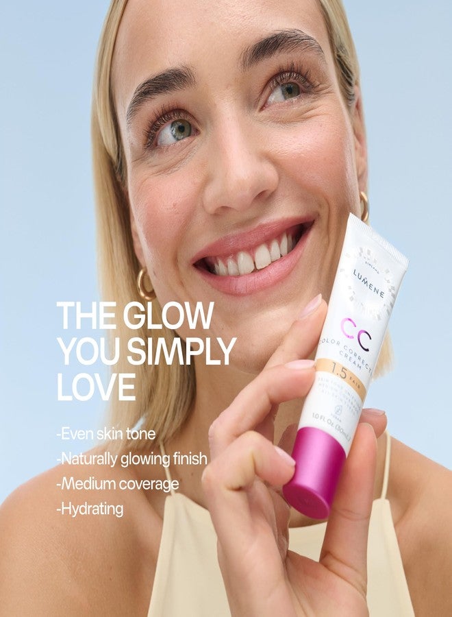 Lumene CC Cream Medium Coverage Foundation Ultra Light Vegan 1 fl oz - Image 5