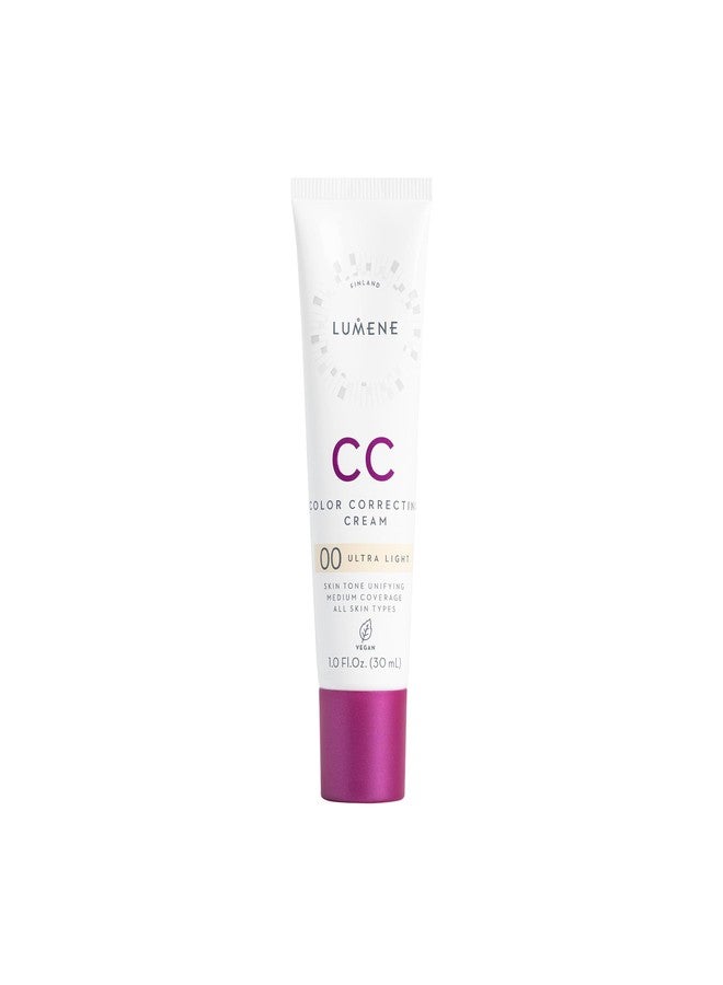 Lumene CC Cream Medium Coverage Foundation Ultra Light Vegan 1 fl oz - Image 1