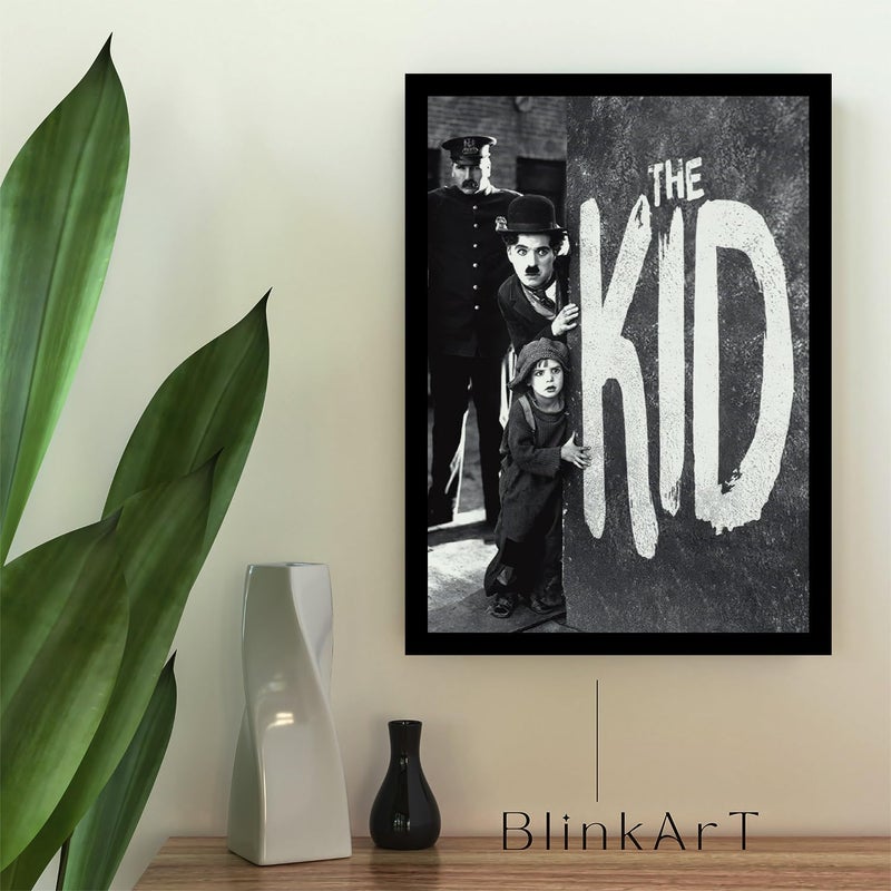 BLINKART BLINKART Aesthetic The Kid 1921 Movie Photo Frame Album Poster Wall Art Print Decor Perfect For Home Bedroom Living Room Bedroom Home Office Study Room13 10 Inches  - Image 2