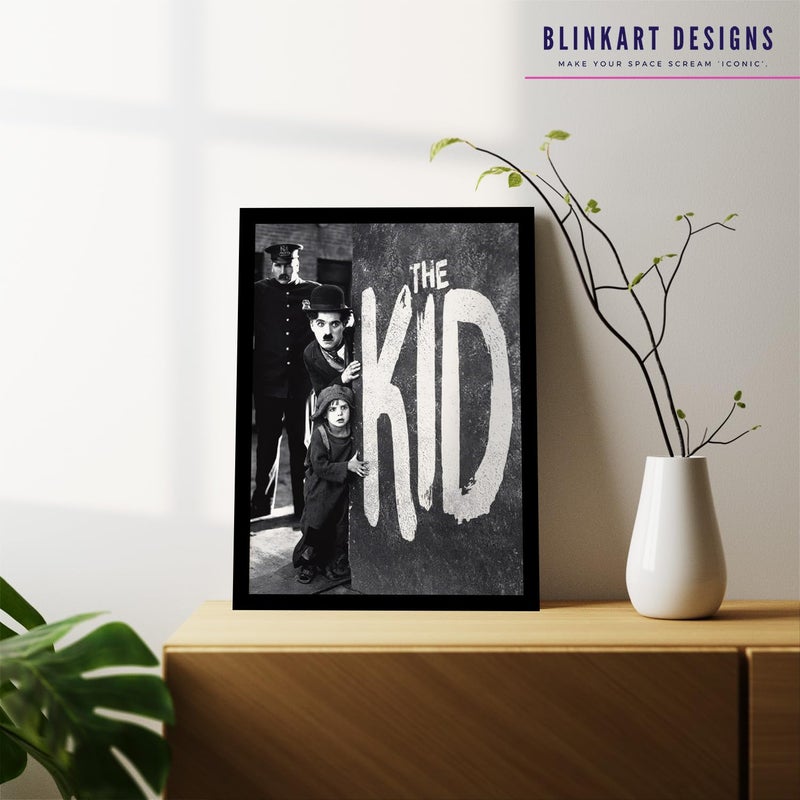 BLINKART BLINKART Aesthetic The Kid 1921 Movie Photo Frame Album Poster Wall Art Print Decor Perfect For Home Bedroom Living Room Bedroom Home Office Study Room13 10 Inches  - Image 3