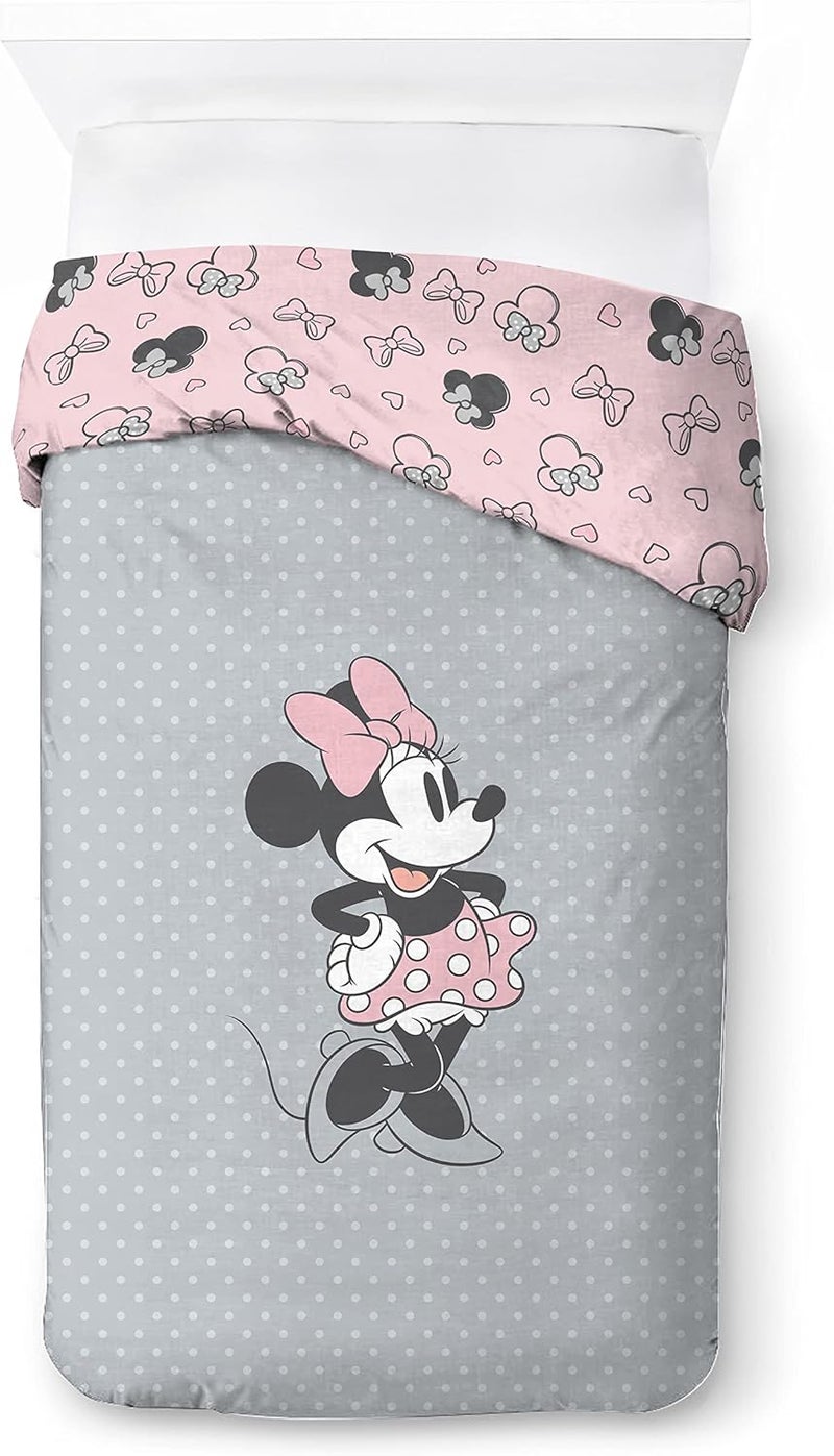 Jay Franco Disney Minnie One of a Kind 100% Cotton Children's Bedding Set 135 x 200 cm Single Bed Size Duvet Cover + Pillowcase 80 x 80 cm - Image 2