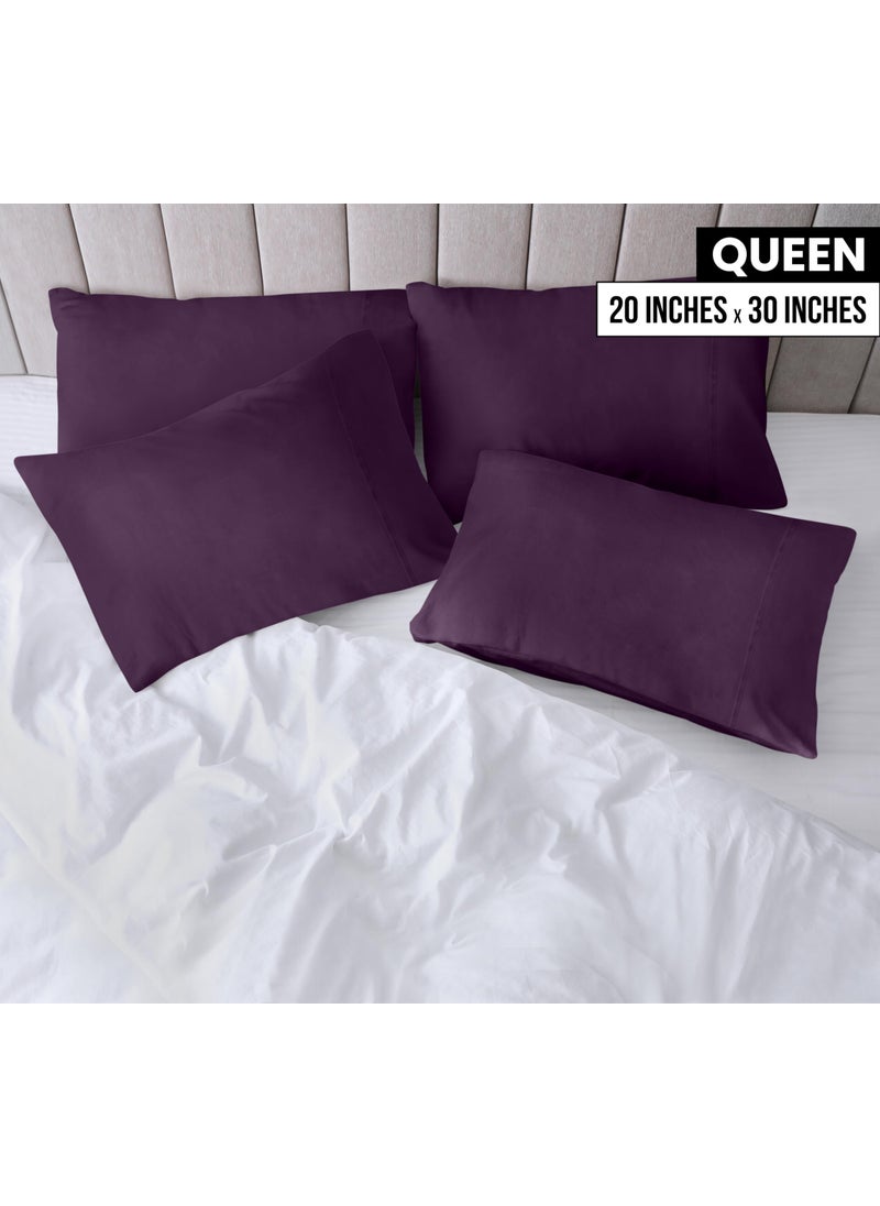 Utopia Bedding Utopia Bedding Queen Pillow Cases - 12 Pack - Envelope Closure - Soft Brushed Microfiber Fabric - Shrinkage and Fade Resistant Pillow Covers Queen Size 20 X 30 Inches (Queen  Purple)  - Image 2