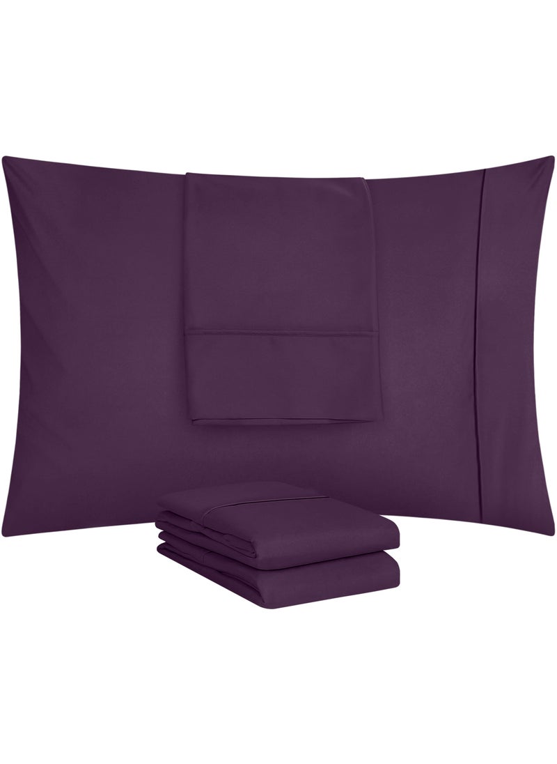Utopia Bedding Utopia Bedding Queen Pillow Cases - 12 Pack - Envelope Closure - Soft Brushed Microfiber Fabric - Shrinkage and Fade Resistant Pillow Covers Queen Size 20 X 30 Inches (Queen  Purple)  - Image 5