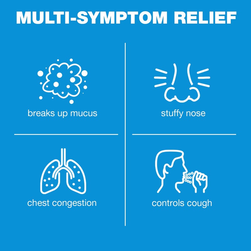 GenCare Mucus Relief Expectorant with 400mg Guaifenesin - 200 Tablets for Cough, Chest Congestion, Colds, Flu, and Allergies - Image 2