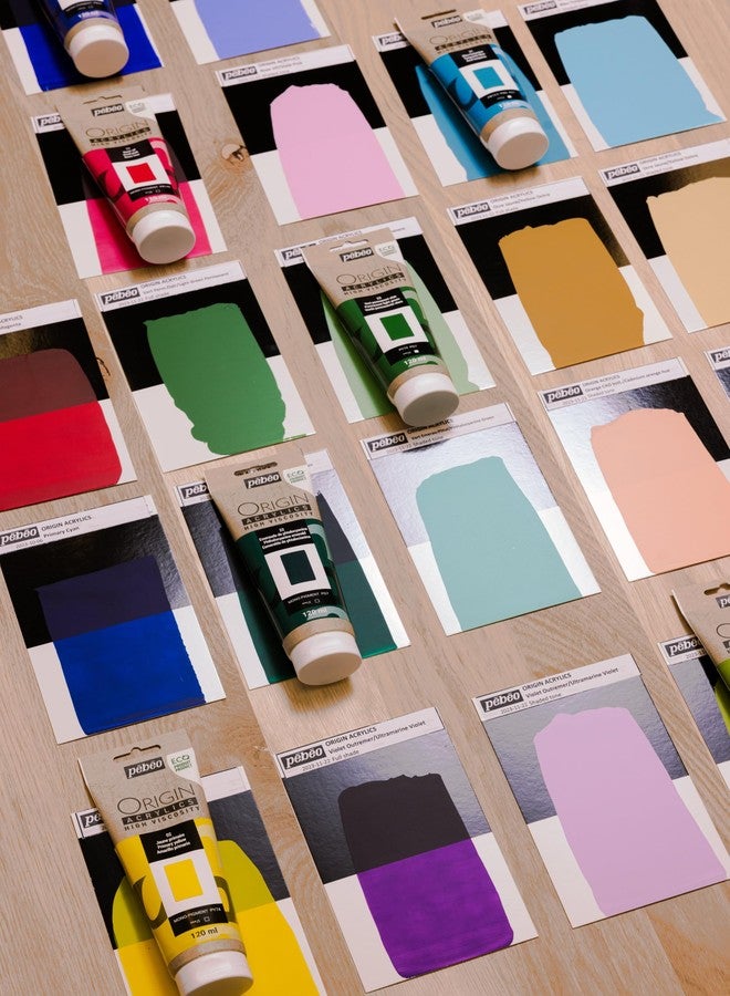 PEBEO Origin - Eco-designed High-viscosity Acrylic Paint - High Pigment Concentration for Intense Color and Excellent Lightfastness - 4.05 Fluid Ounces (120 ml) Tube - Ultramarine Blue - Image 4