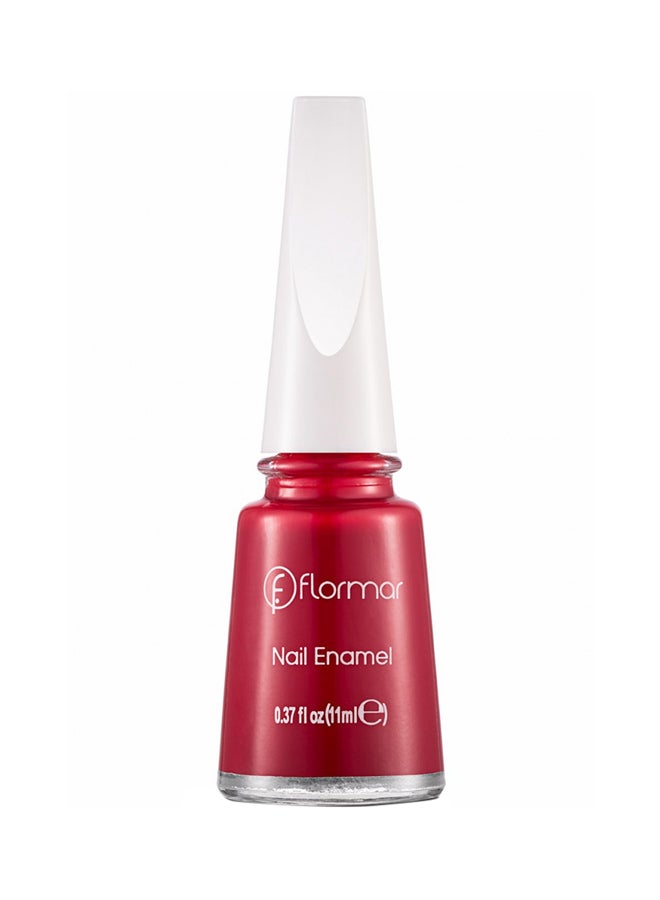 flormar Long Lasting Nail Enamel 048 Fiery Red - Image 1