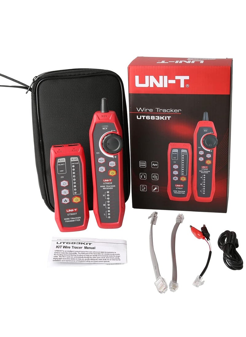 UNI-T - Uni-T UT683kit Series Wire Tracker/Tone And Probe - Image 1