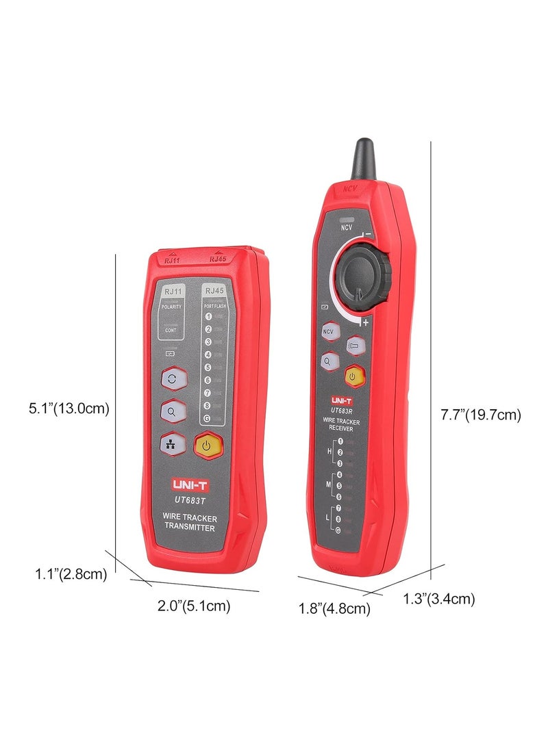 UNI-T - Uni-T UT683kit Series Wire Tracker/Tone And Probe - Image 1