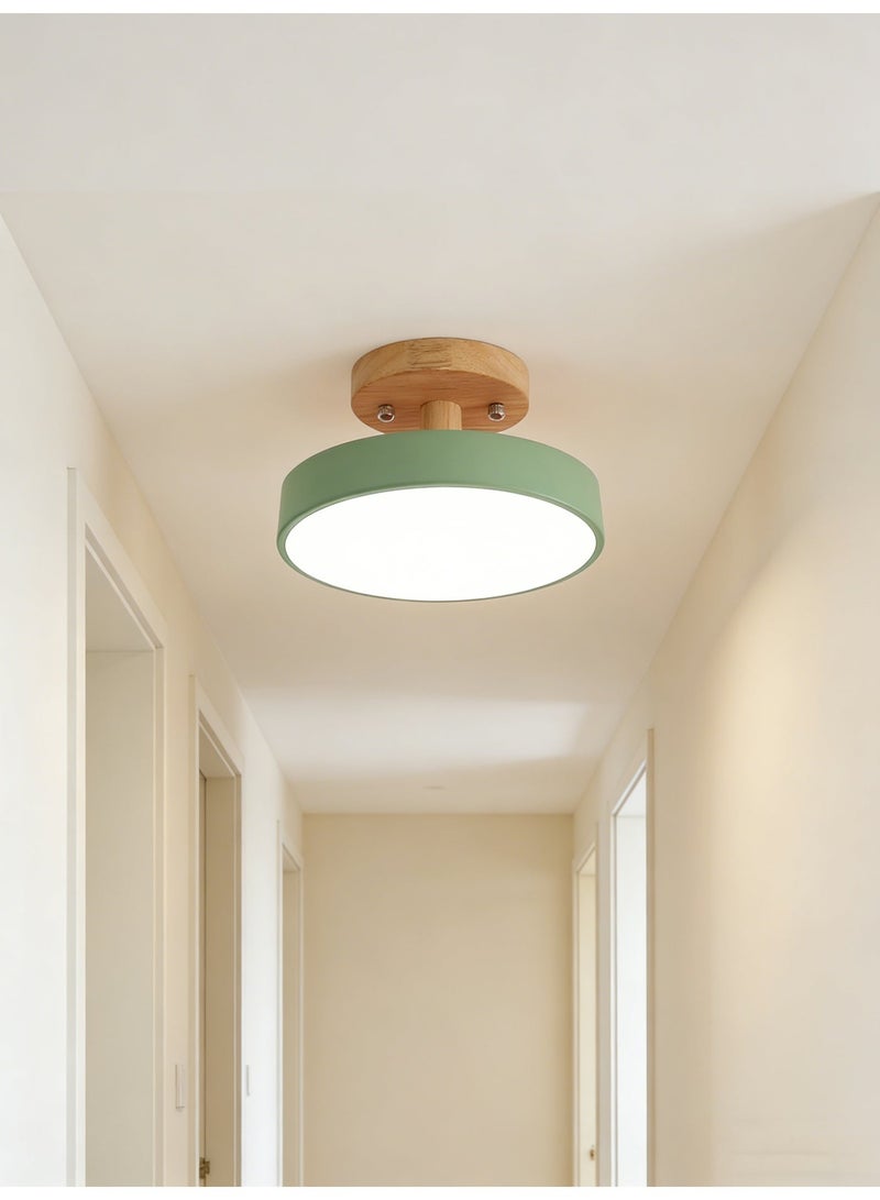 Green LED ceiling light, suitable for hallways and bedrooms, 13W - Image 4
