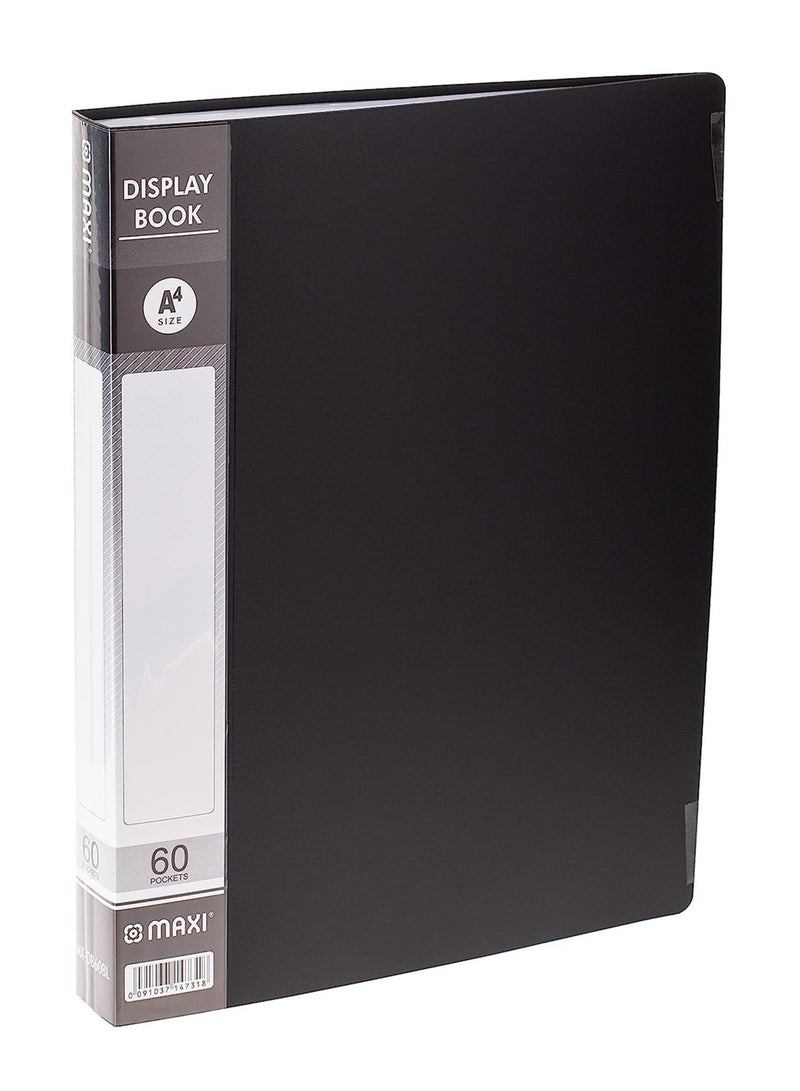 Maxi 3-Piece Display Book 60 Pockets Black Cover - Image 2