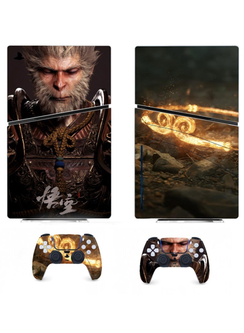 اي اي ان ايه سوني PS5 سليم وحدة تحكم الجلد حزمة ، حزمة الجلد ملصقا PS5 سليم نسخة محرك الأقراص المضغوطة ، فيلم واقية ملصقا ، الفينيل تغطية ملصقا - Image 1